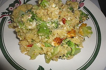 Brokkoli - Hirse mit Feta / Schafskäse 10