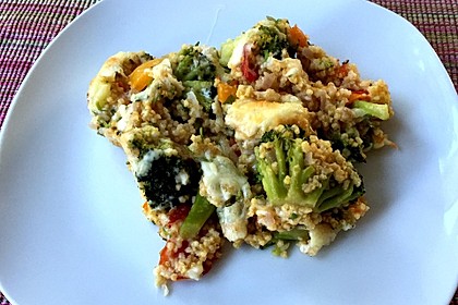 Brokkoli - Hirse mit Feta / Schafskäse 11