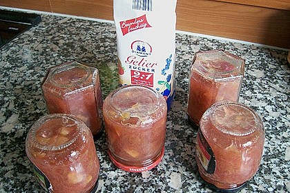 Rhabarber - Marmelade mit Ingwer 4