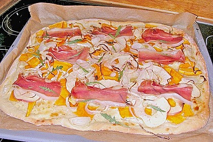 K&uuml;rbis - Zwiebelkuchen
