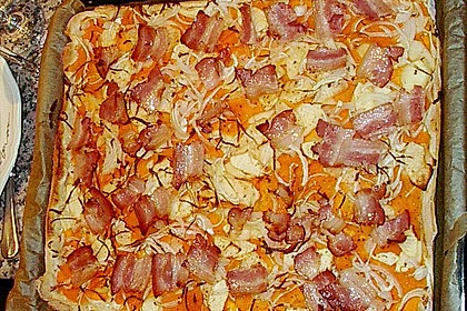 K&uuml;rbis - Zwiebelkuchen 3