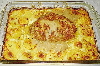 Hackbraten - Kartoffelauflauf 2