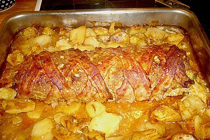 Hackbraten - Kartoffelauflauf 7