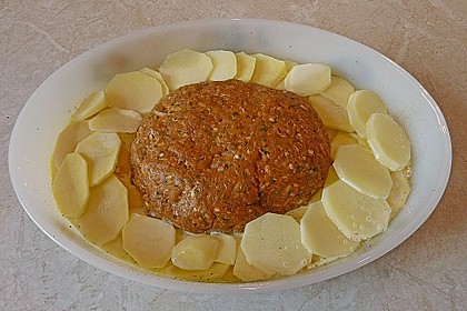 Hackbraten - Kartoffelauflauf 8