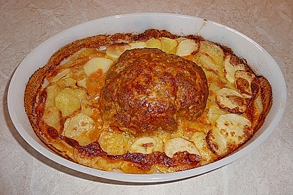 Hackbraten - Kartoffelauflauf 9