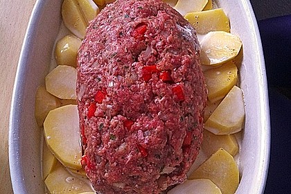 Hackbraten - Kartoffelauflauf 15