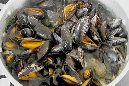 Muscheln in Weißwein 31