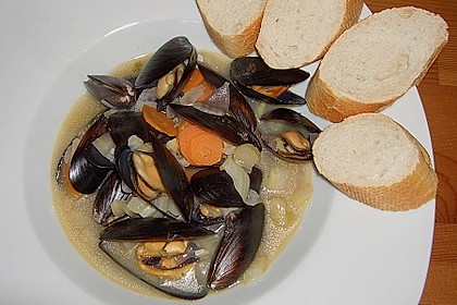 Muscheln in Weißwein 20