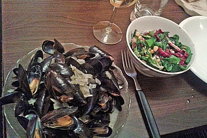 Muscheln in Weißwein 30