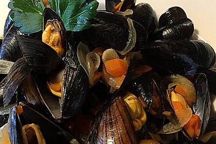 Muscheln in Weißwein 15