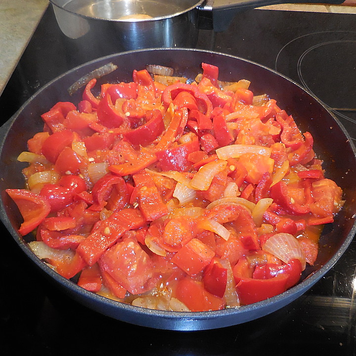 Pikantes Tomaten - Paprika Gemüse (Rezept mit Bild) | Chefkoch.de