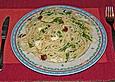 Spaghetti mit Rucola und Schafsk&auml;se