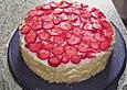 Erdbeer - Marzipantorte