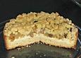 Gedeckter Apfelkuchen mit Streuseln
