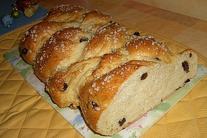 Hefeteig für Zopfbrot, Schnecken oder Figuren 10