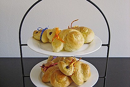 Hefeteig für Zopfbrot, Schnecken oder Figuren 12