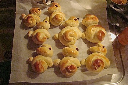 Hefeteig für Zopfbrot, Schnecken oder Figuren 30