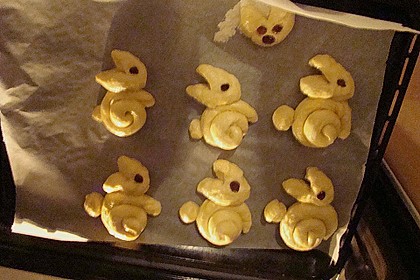 Hefeteig für Zopfbrot, Schnecken oder Figuren 71