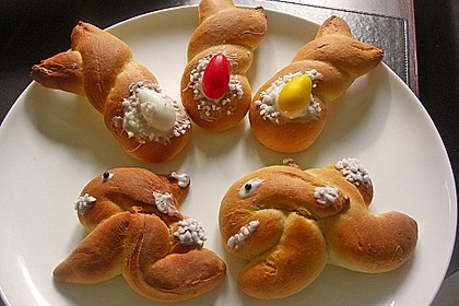 Hefeteig für Zopfbrot, Schnecken oder Figuren 3