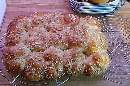 Hefeteig für Zopfbrot, Schnecken oder Figuren 36
