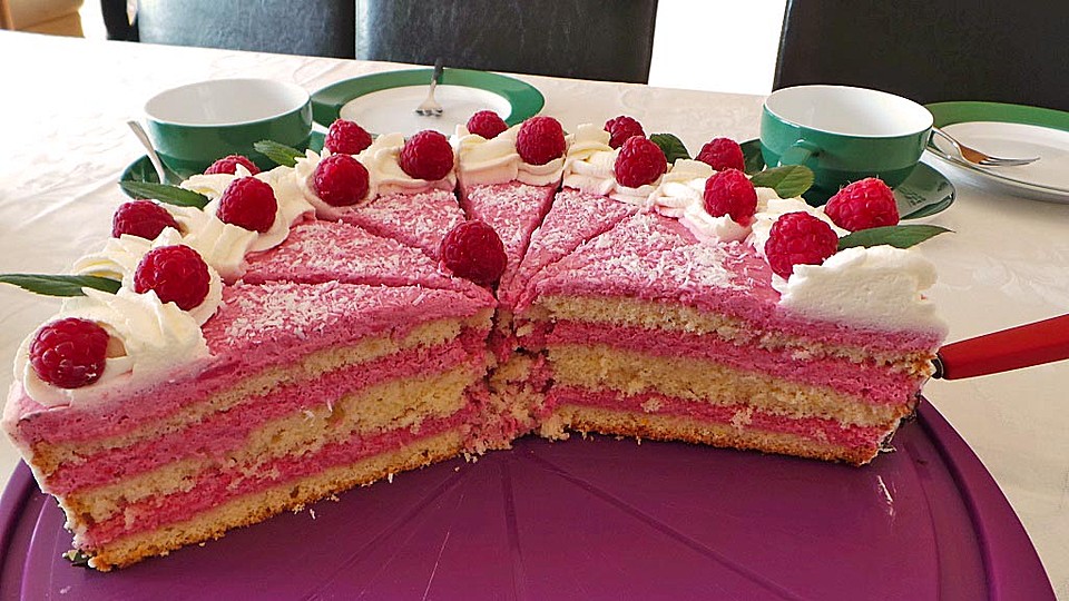 Himbeer - Kokos - Torte (Rezept mit Bild) von Finnin | Chefkoch.de