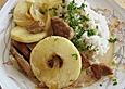 Schweinegeschnetzeltes mit &Auml;pfeln