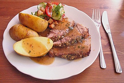 Arista - italienischer Schweinebraten aus dem R&ouml;mertopf 4