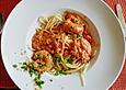 Spaghetti mit Shrimps oder Prawns