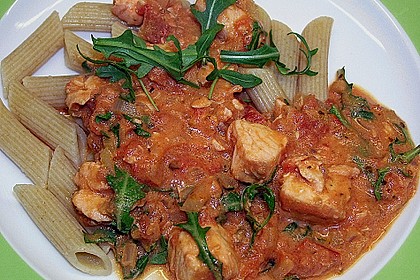 Gnocchi mit Lachs und Rucola 3