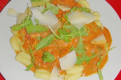 Gnocchi mit Lachs und Rucola 5