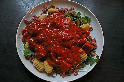 Gnocchi mit Lachs und Rucola 7