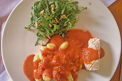 Gnocchi mit Lachs und Rucola 9