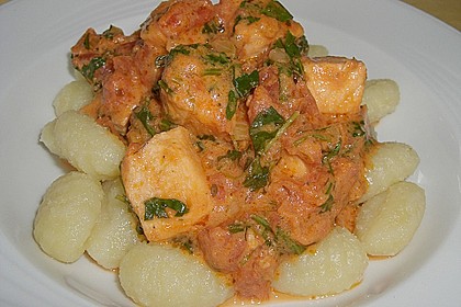 Gnocchi mit Lachs und Rucola 16