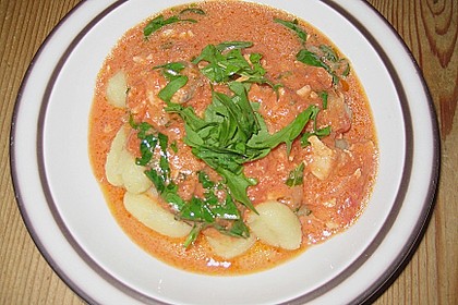 Gnocchi mit Lachs und Rucola 18