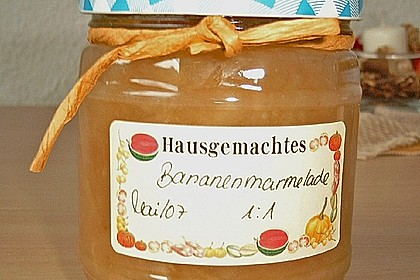 Bananenmarmelade 1