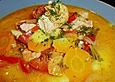Kroatischer Fischtopf mit Polenta