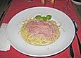 Spaghetti an Erdbeer - Basilikumso&szlig;e
