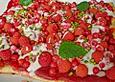 Beerenpizza &agrave; la Margherita