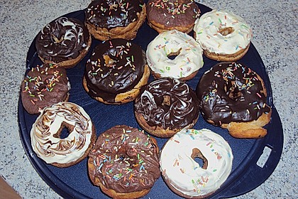 Donuts mit Schokolade 3