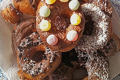 Donuts mit Schokolade 5
