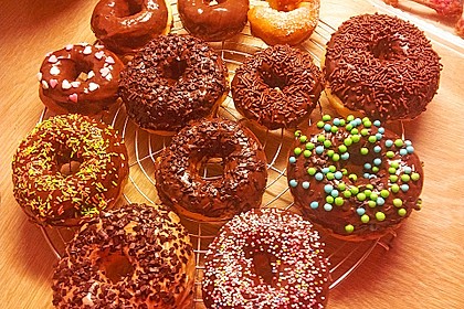 Donuts mit Schokolade 14