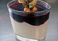 Bayrische Creme mit Erdbeerso&szlig;e