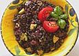 Linsensalat mit getrockneten Tomaten