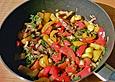 Champignon - Peperoni Pfanne