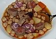 Eintopf aus Spanien mit Chorizo - Wurst und Rindfleisch