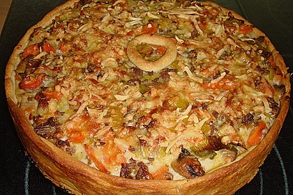 Hackfleisch - Schmand - Torte 6