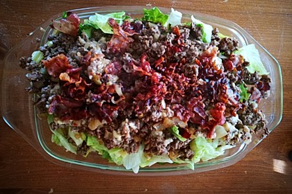 Big Mac Salat Low-Carb 12