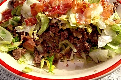 Big Mac Salat Low-Carb 19