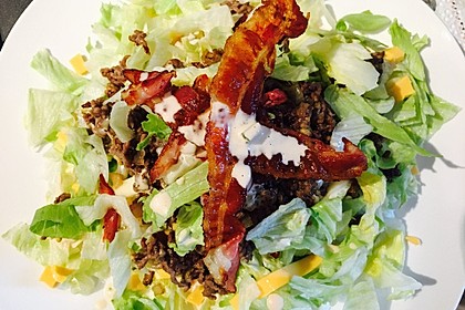 Big Mac Salat Low-Carb 5