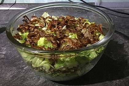 Big Mac Salat Low-Carb 3
